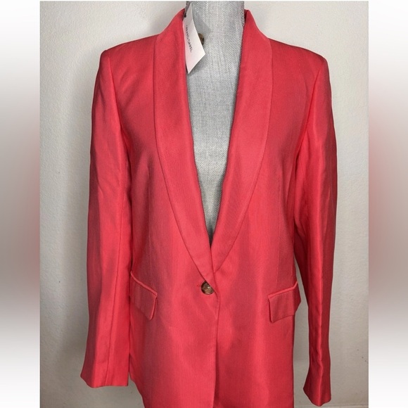 Gerard Darel Jackets & Blazers - NWT Gerard Darel Agata Coral Blazer Size 42UK/10US